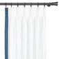 Blue Greek Key Curtain Panel (Right)
