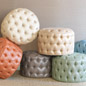 Topaz Bijoux Glacé Round Tufted Ottoman