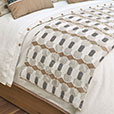 LEVI EMBROIDERED BED SCARF
