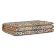 ROONEY REVERSIBLE BED SCARF IN PEACH