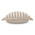 Linum Natural With Butterfly Pleats