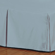 Fresco Classic Azure Pleated Bed Skirt