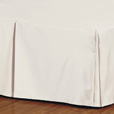Fresco Classic Ecru Pleated Bed Skirt