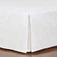 Fresco Classic White Straight Bed Skirt