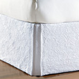 Sandrine White Bed Skirt