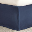 Shiloh Indigo Pleated Bed Skirt