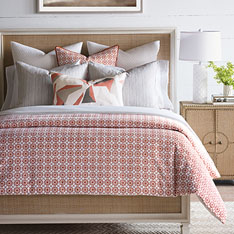 Sconset Salmon luxury bedding collection