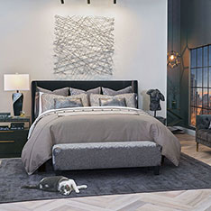 Argento luxury bedding collection