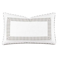 BLASS TICKING DECORATIVE PILLOW IN FAWN