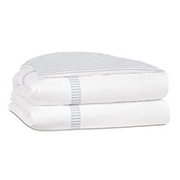 BLASS TICKING DUVET COVER IN HAZE