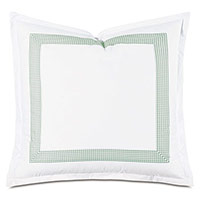 MALAYA GINGHAM EURO SHAM IN LEAF