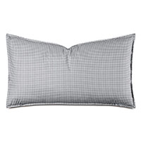 MALAYA GINGHAM KING SHAM IN BLACK