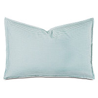 MALAYA GINGHAM QUEEN SHAM IN SEA