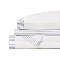 BLASS TICKING SHEET SET IN HAZE