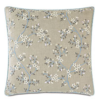 Amberlynn Embroidered Decorative Pillow