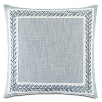 Amberlynn Mitered Leaf Decorative Pillow