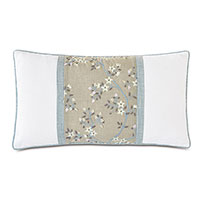 Amberlynn Embroidered Insert Decorative Pillow