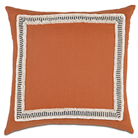 Bowie Mitered Trim Decorative Pillow