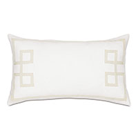 Resort Shell Fret Accent Pillow