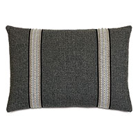 Enoch Textured Border Decorative Pillow