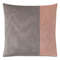 Fossil Color Block Decorative Pillow