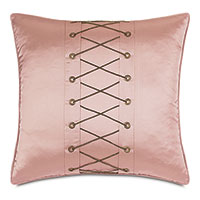 Arwen Lacing Detail Decorative Pillow