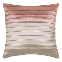 Arwen Pleated Decorative Pillow in Pink