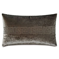 Antiquity Greek Key Decorative Pillow in Oregano