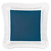 Palermo Fringe Decorative Pillow in Lagoon