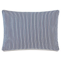 Villa Reversible Decorative Pillow in Navy