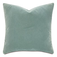 Capra Faux Mohair Decorative Pillow in Mist