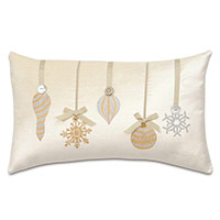 Lucerne Ornaments Decorative Pillow in Ivory