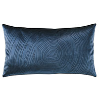 Geode Lasercut Decorative Pillow in Midnight