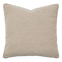 Lobos Boucle Decorative Pillow in Camel