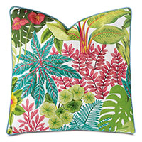 St Barths Embroidered Decorative Pillow