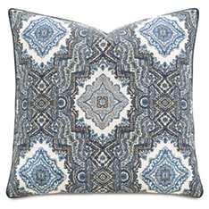 OJAI EMBROIDERED MEDALLION DECORATIVE PILLOW