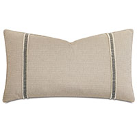 Carmel Textured Border King Sham