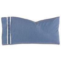 Indigo King Sham (Left)