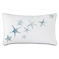 Bimini Handpainted Decorative Pillow