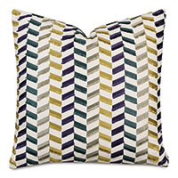 Sassy Broken Chevron Decorative Pillow