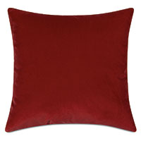 Uma Velvet Decorative Pillow In Rust