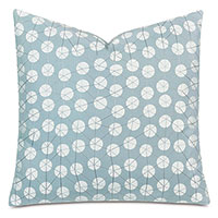 Ollie Embroidered Decorative Pillow In Spa