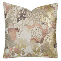 Chalamet Metallic Decorative Pillow in Honey