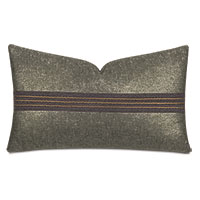 Leonis Stitch Border Decorative Pillow