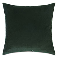 Uma Velvet Decorative Pillow in Emerald