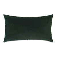 Uma Velvet Decorative Pillow in Emerald