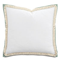 Casa Guava Fringe Decorative Pillow