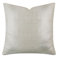 Flurry Glitter Decorative Pillow in Crystal