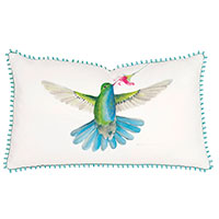 Blue-Chested Hummingbird Hand-Painted