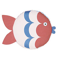 Pez Fish Decorative Pillow (Left)